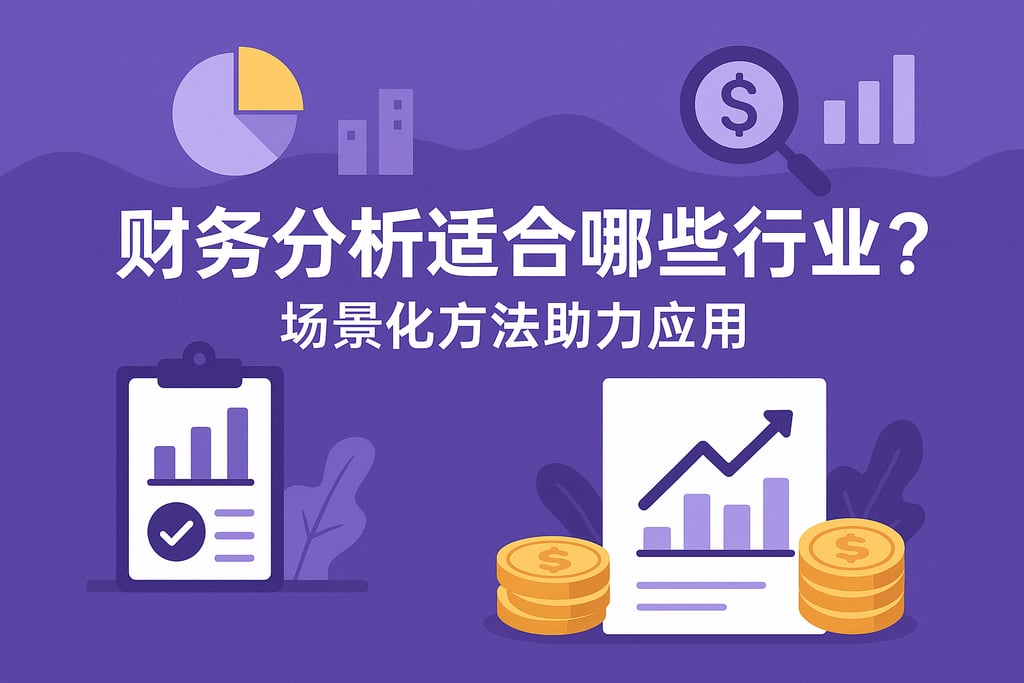 财务分析适合哪些行业？场景化方法助力应用