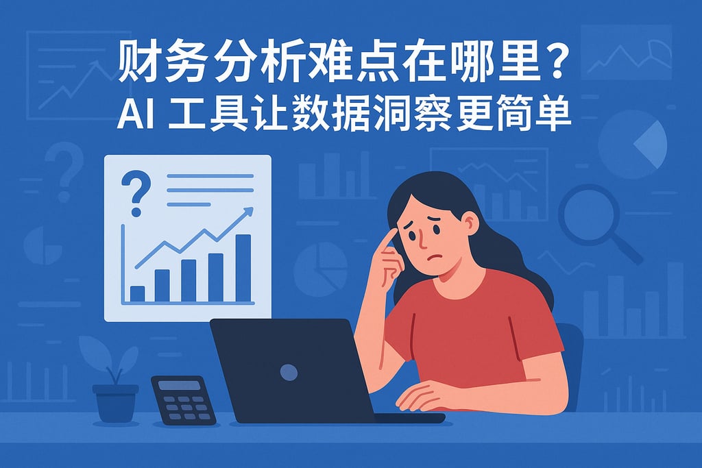 财务分析难点在哪里？AI工具让数据洞察更简单