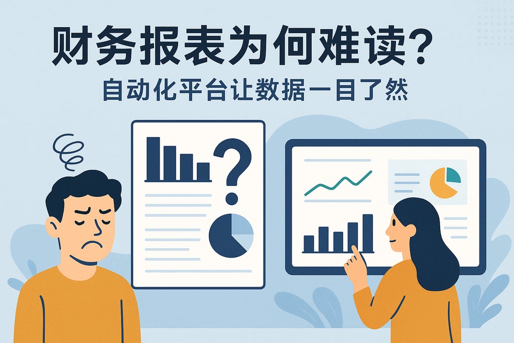 财务报表为何难读？自动化平台让数据一目了然