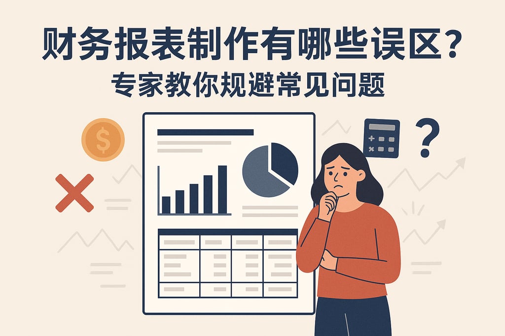 财务报表制作有哪些误区？专家教你规避常见问题