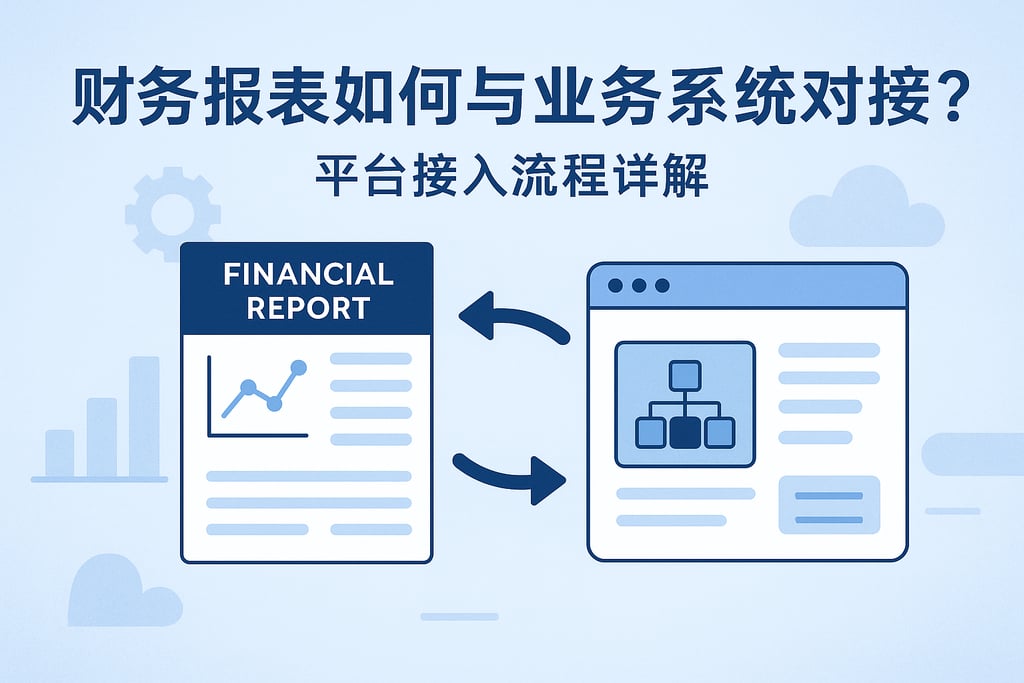 财务报表如何与业务系统对接？平台接入流程详解