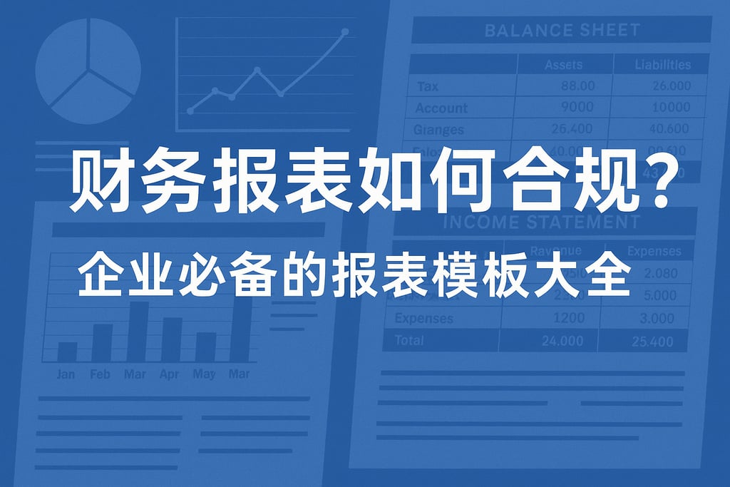财务报表如何合规？企业必备的报表模板大全