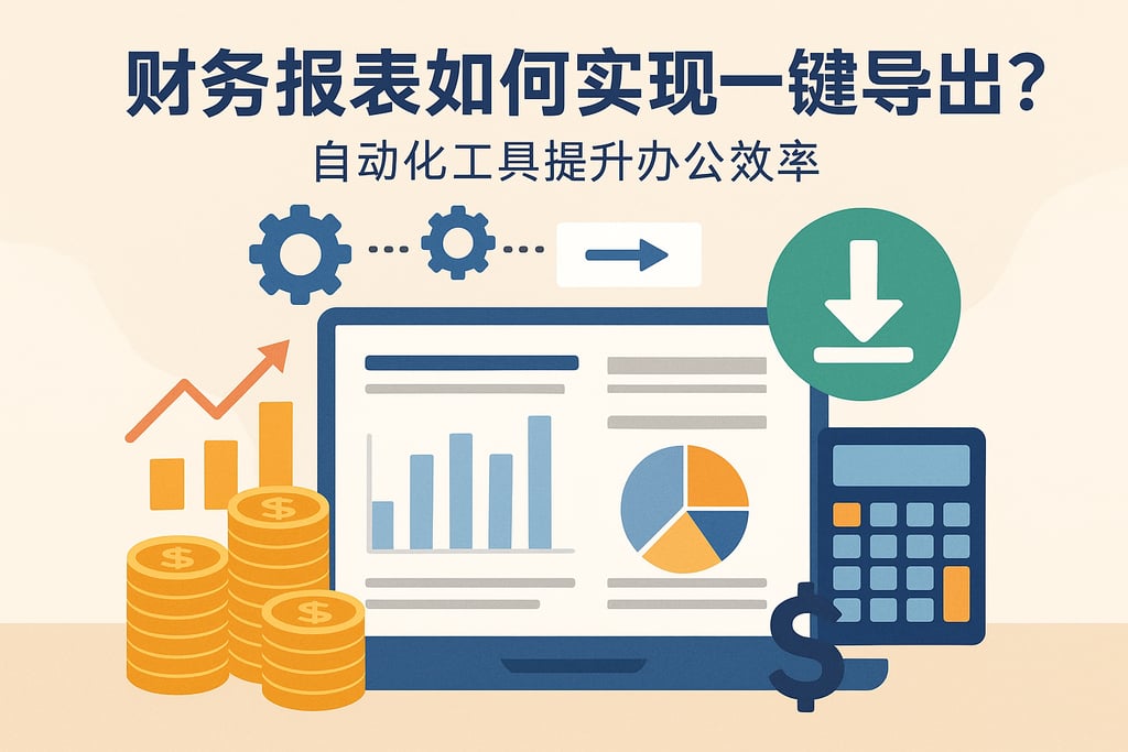 财务报表如何实现一键导出？自动化工具提升办公效率
