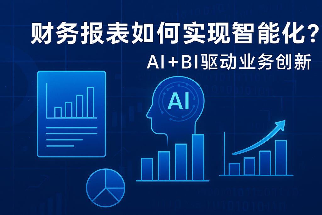 财务报表如何实现智能化？AI+BI驱动业务创新