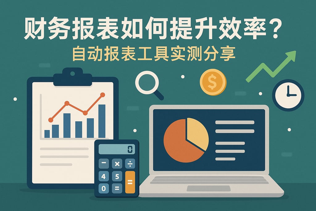 财务报表如何提升效率？自动报表工具实测分享