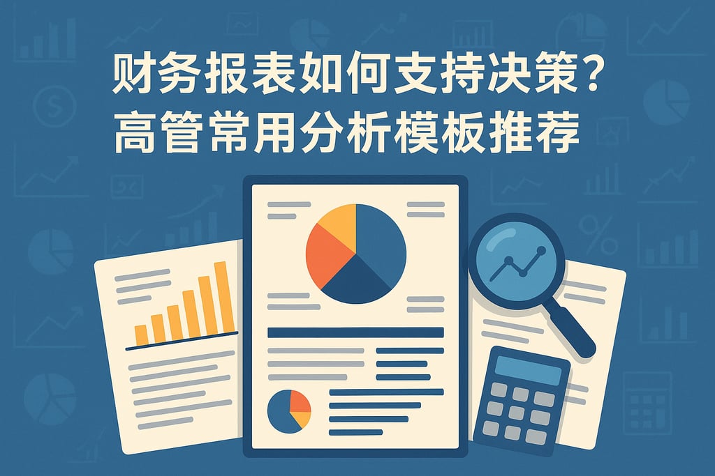 财务报表如何支持决策？高管常用分析模板推荐