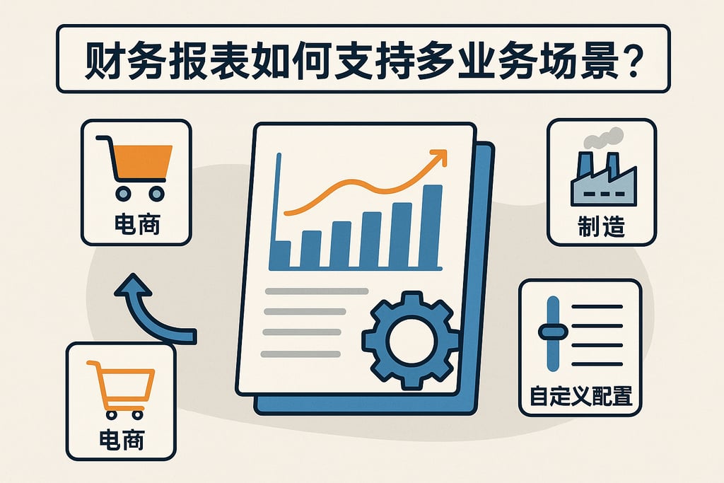 财务报表如何支持多业务场景？自定义配置满足个性需求