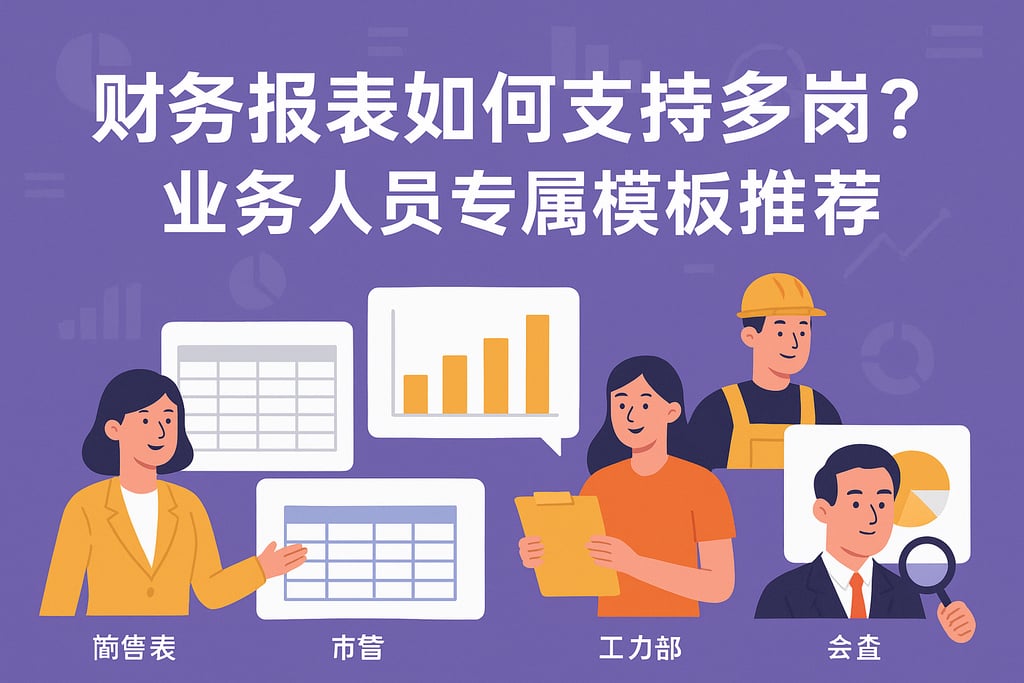 财务报表如何支持多岗位？业务人员专属模板推荐