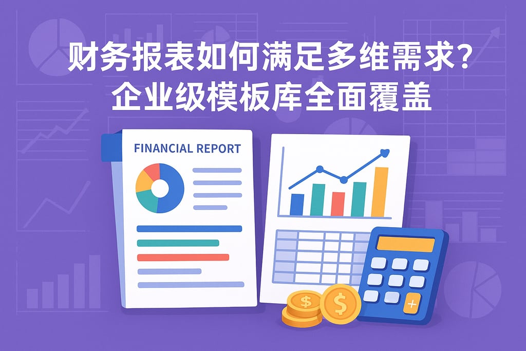 财务报表如何满足多维需求？企业级模板库全面覆盖
