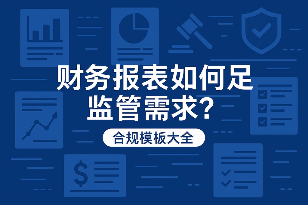 财务报表如何满足监管需求？合规模板大全