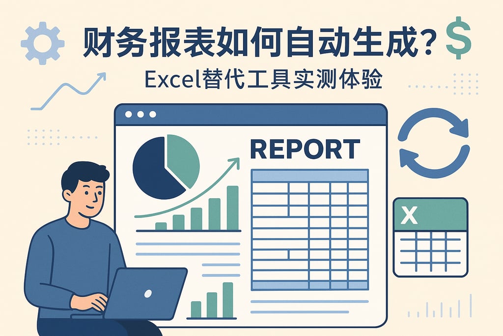 财务报表如何自动生成？Excel替代工具实测体验