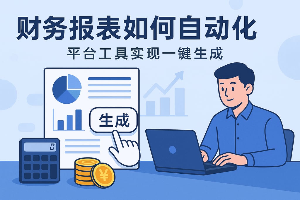 财务报表如何自动？平台工具实现一键生成