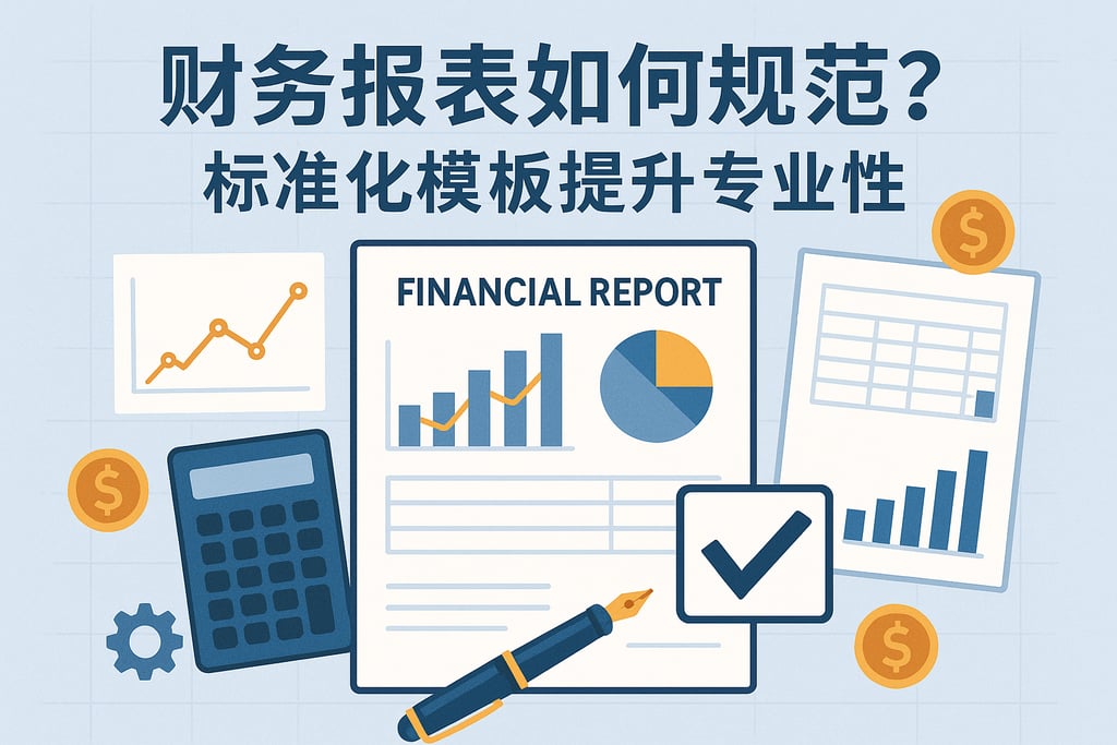 财务报表如何规范？标准化模板提升专业性