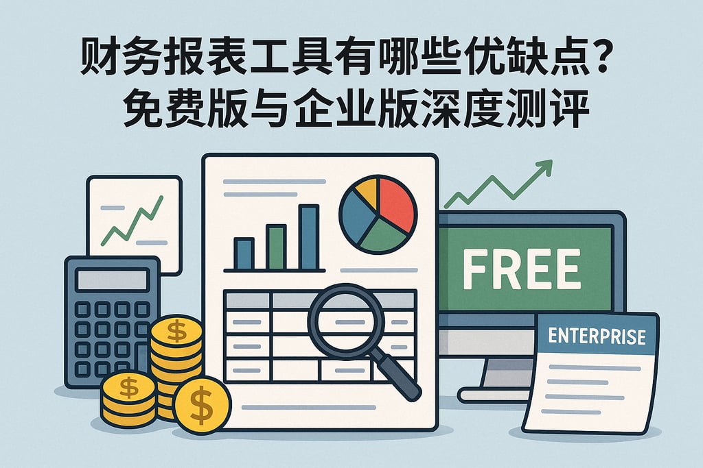 财务报表工具有哪些优缺点？免费版与企业版深度测评