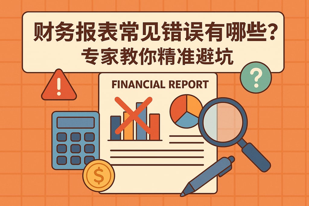 财务报表常见错误有哪些？专家教你精准避坑