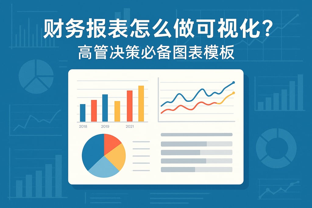 财务报表怎么做可视化？高管决策必备图表模板