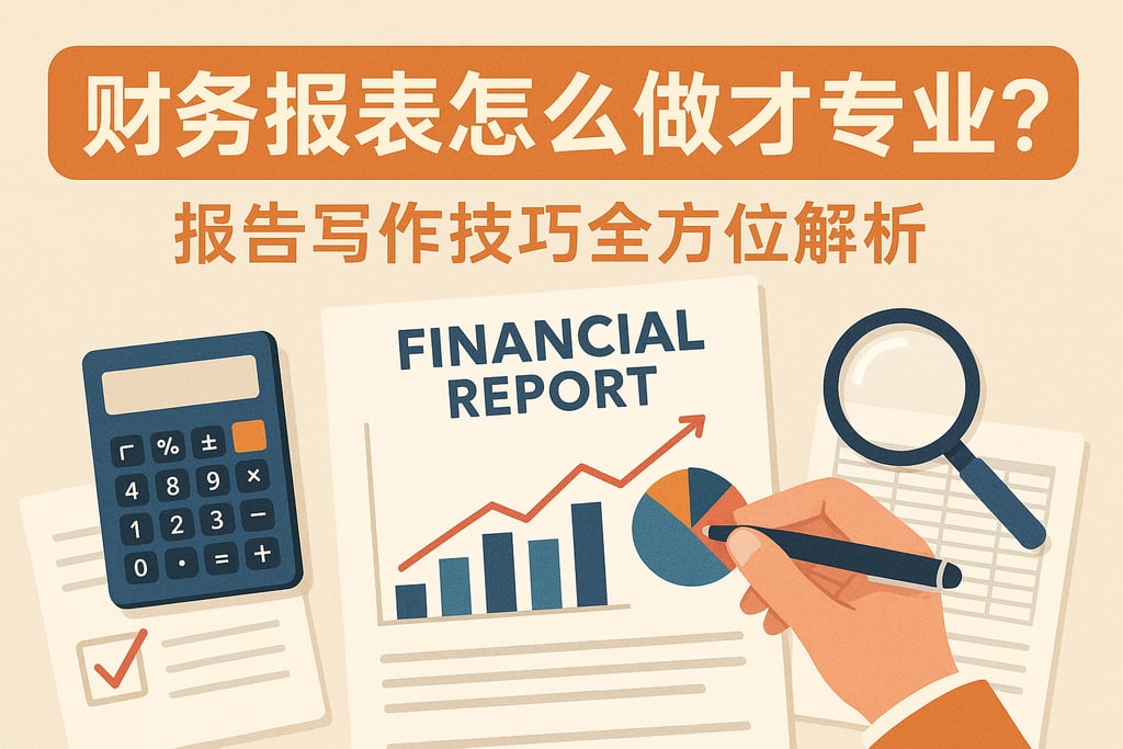 财务报表怎么做才专业？报告写作技巧全方位解析