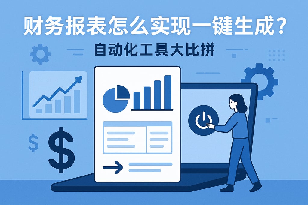 财务报表怎么实现一键生成？自动化工具大比拼