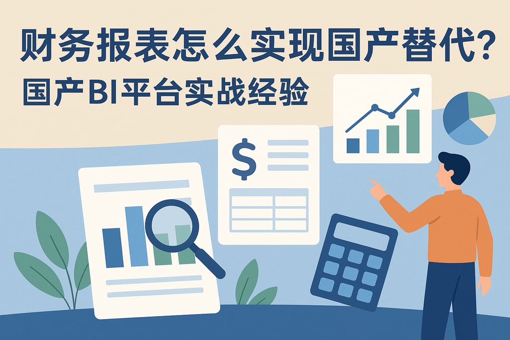 财务报表怎么实现国产替代？国产BI平台实战经验
