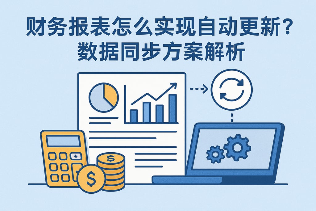 财务报表怎么实现自动更新？数据同步方案解析