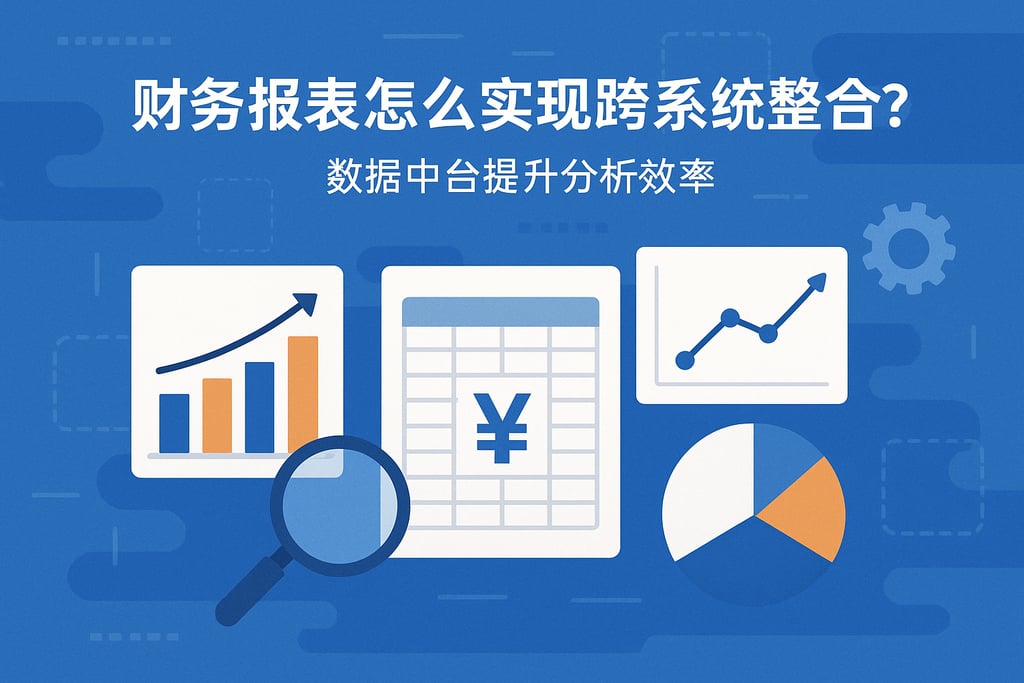 财务报表怎么实现跨系统整合？数据中台提升分析效率