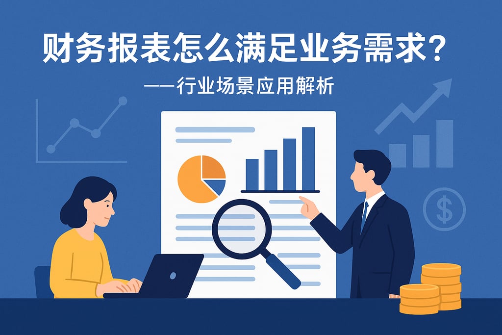 财务报表怎么满足业务需求？行业场景应用解析