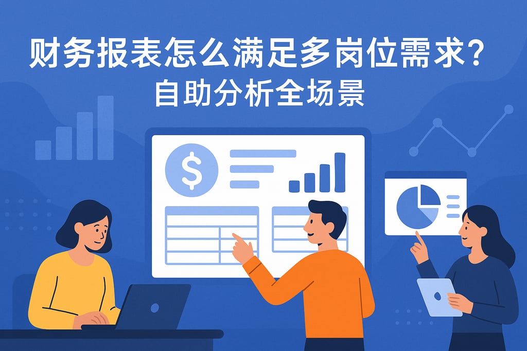 财务报表怎么满足多岗位需求？自助分析全场景