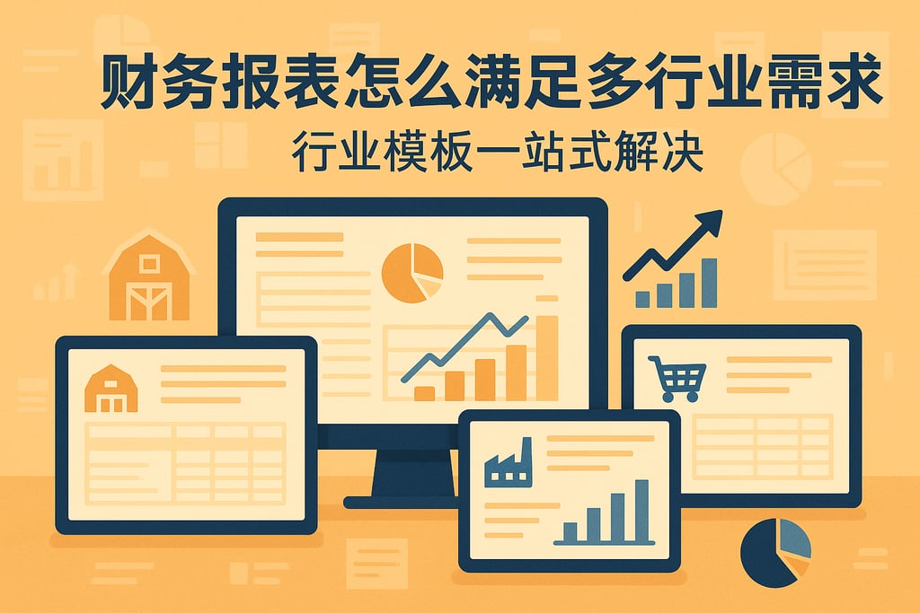 财务报表怎么满足多行业需求？行业模板一站式解决