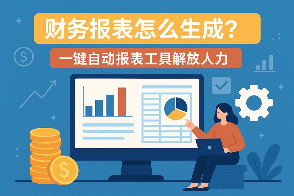 财务报表怎么生成？一键自动报表工具解放人力