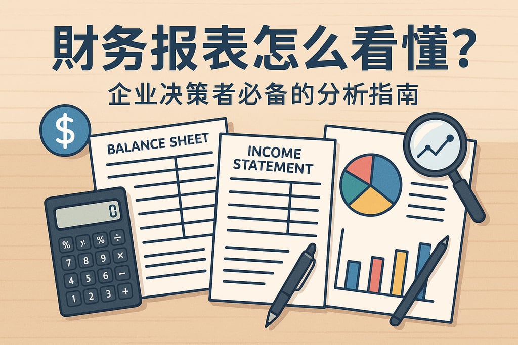 财务报表怎么看懂？企业决策者必备的分析指南