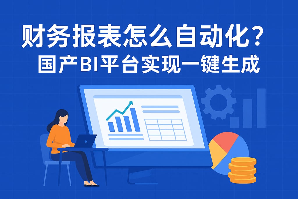 财务报表怎么自动化？国产BI平台实现一键生成
