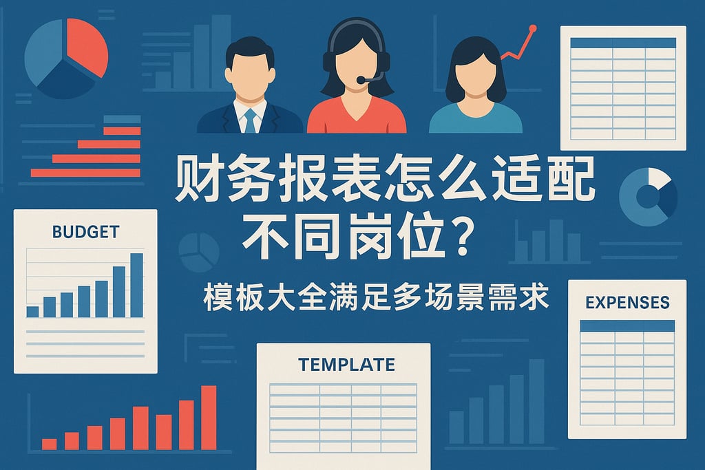 财务报表怎么适配不同岗位？模板大全满足多场景需求