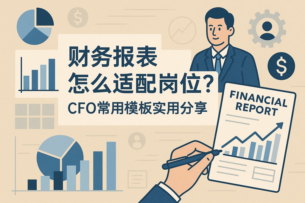 财务报表怎么适配岗位？CFO常用模板实用分享