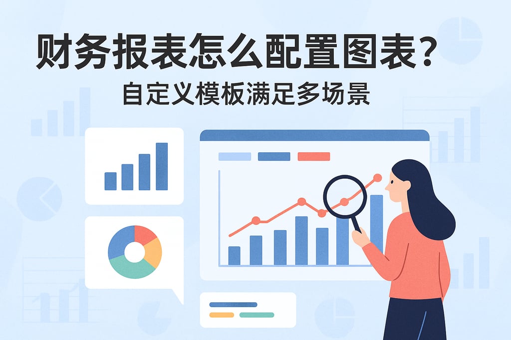 财务报表怎么配置图表？自定义模板满足多场景