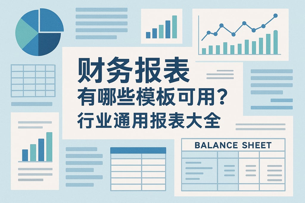 财务报表有哪些模板可用？行业通用报表大全