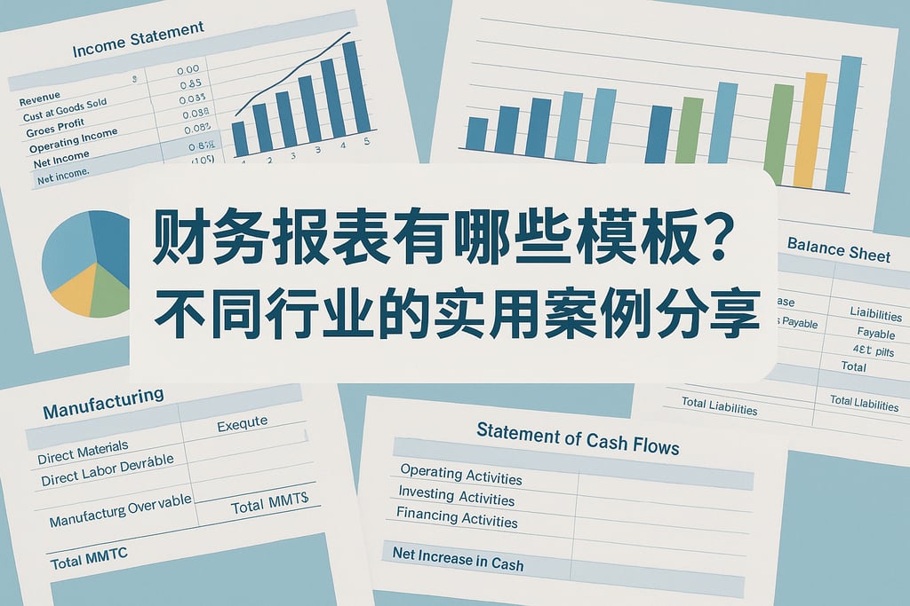 财务报表有哪些模板？不同行业的实用案例分享