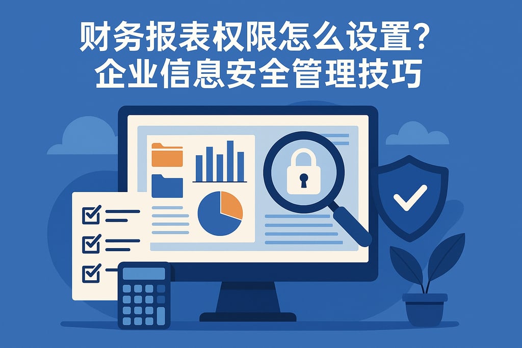 财务报表权限怎么设置？企业信息安全管理技巧