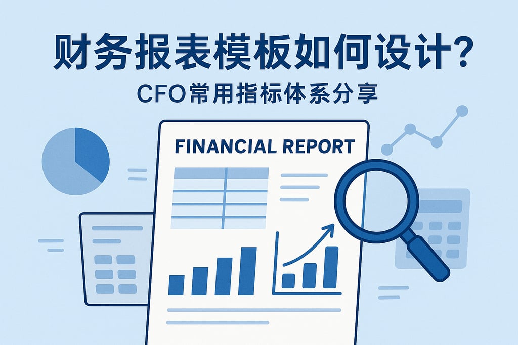财务报表模板如何设计？CFO常用指标体系分享