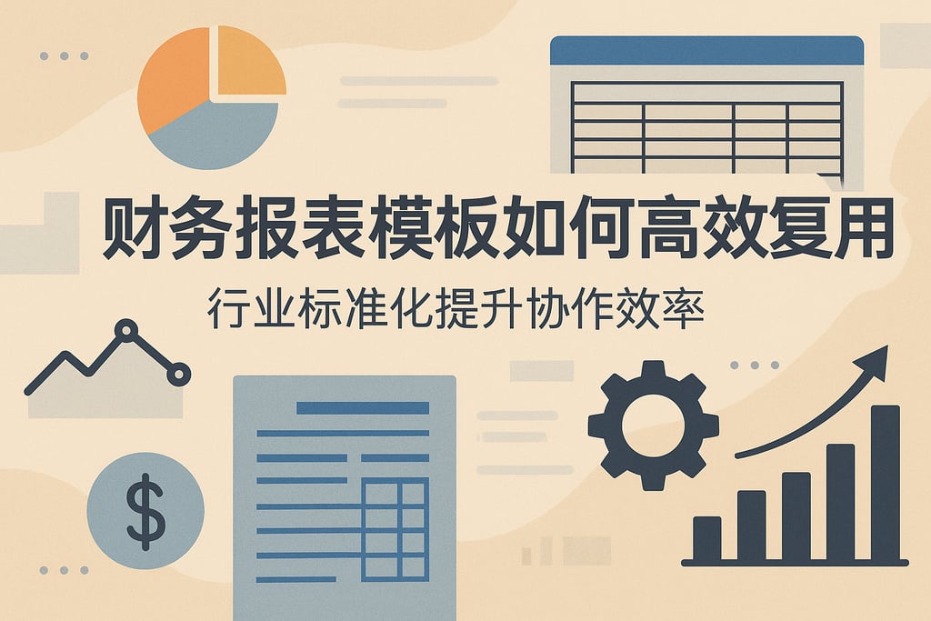 财务报表模板如何高效复用？行业标准化提升协作效率