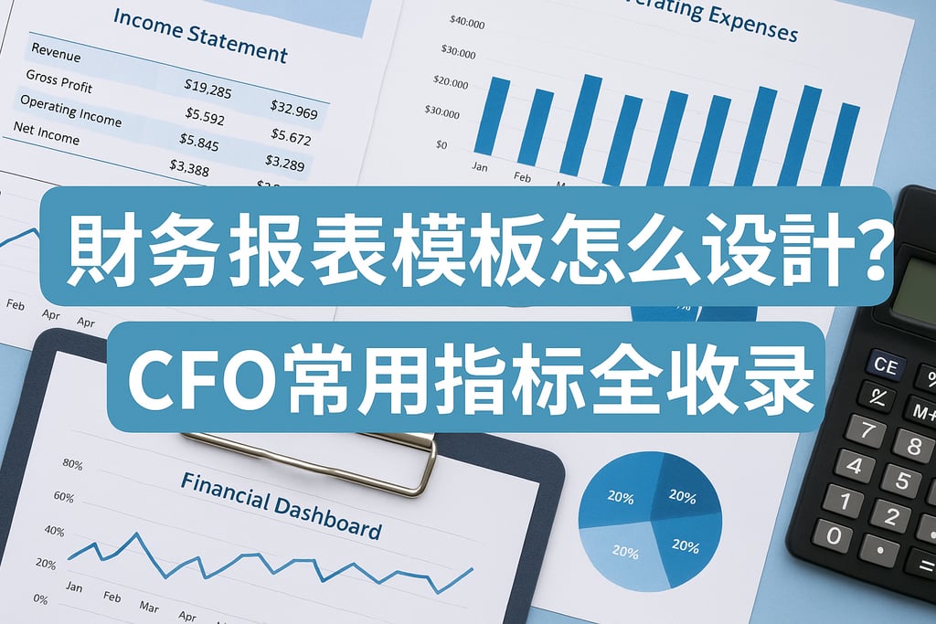 财务报表模板怎么设计？CFO常用指标全收录
