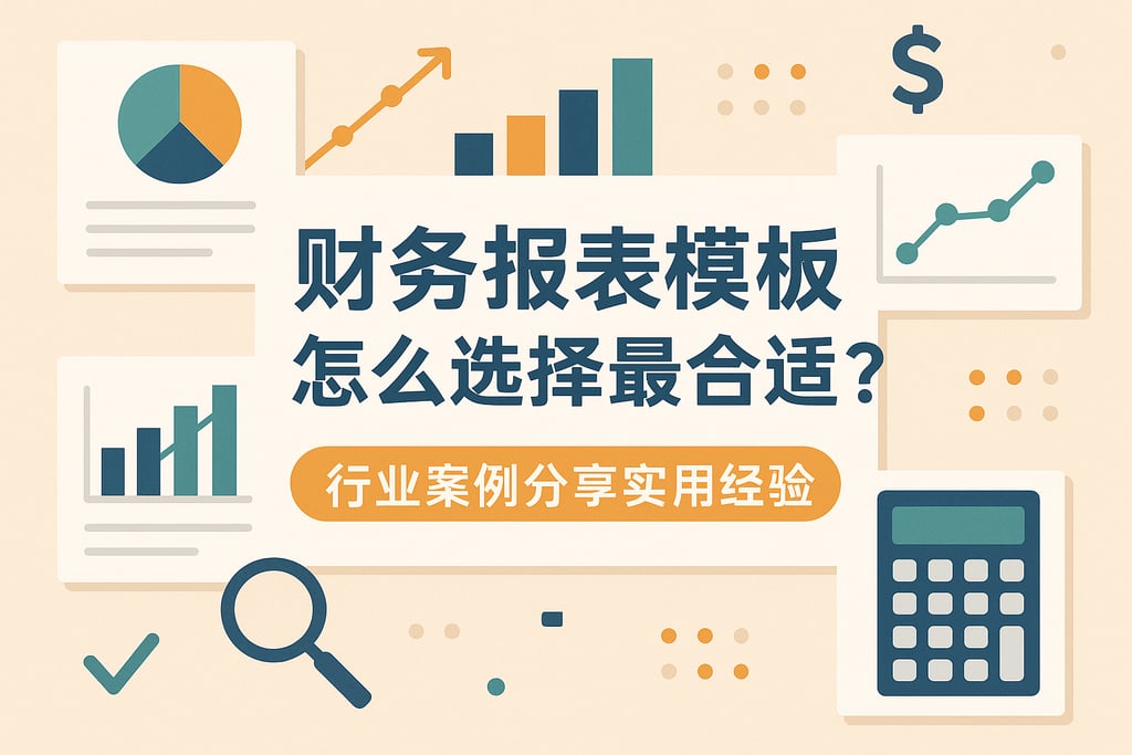 财务报表模板怎么选择最合适？行业案例分享实用经验