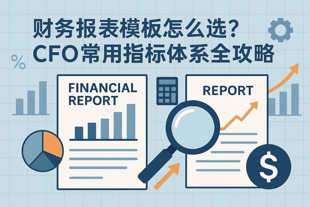 财务报表模板怎么选？CFO常用指标体系全攻略
