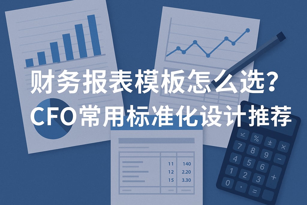 财务报表模板怎么选？CFO常用标准化设计推荐