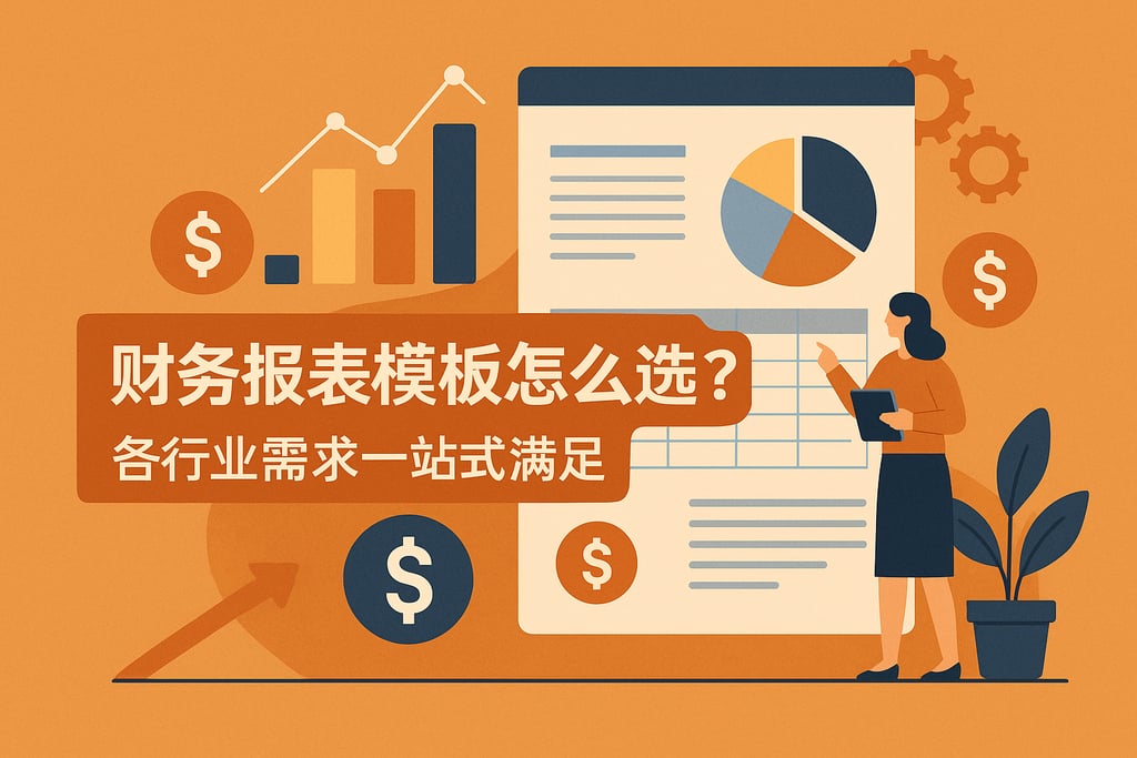 财务报表模板怎么选？各行业需求一站式满足