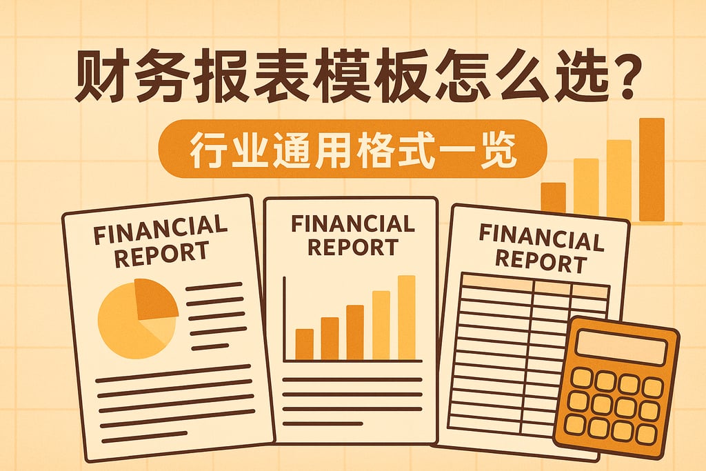 财务报表模板怎么选？行业通用格式一览