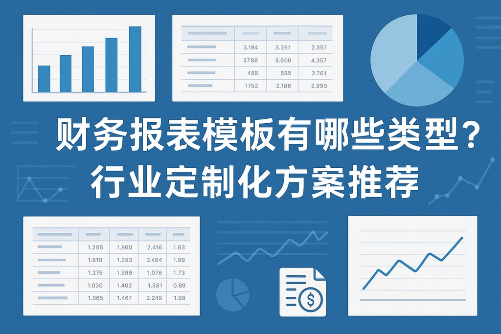 财务报表模板有哪些类型？行业定制化方案推荐