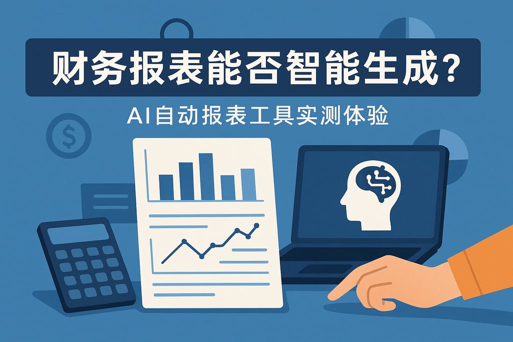 财务报表能否智能生成？AI自动报表工具实测体验