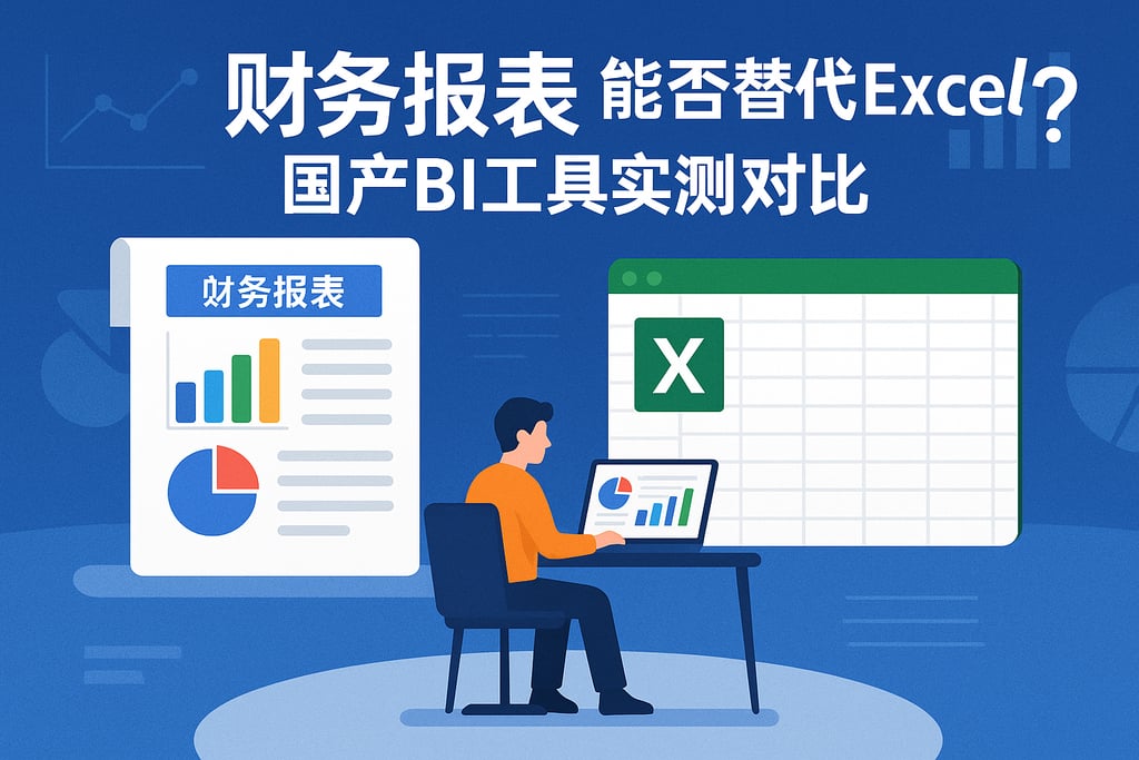 财务报表能否替代Excel？国产BI工具实测对比