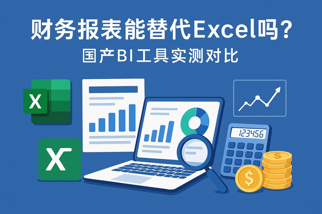 财务报表能替代Excel吗？国产BI工具实测对比