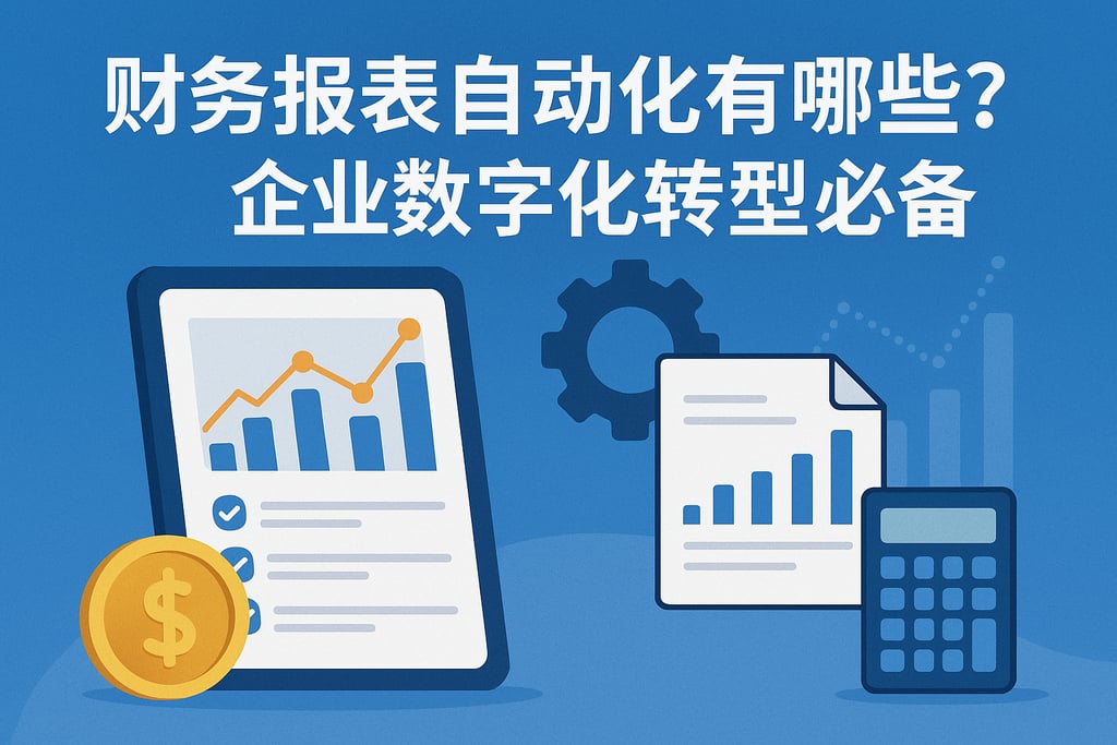 财务报表自动化有哪些优势？企业数字化转型必备